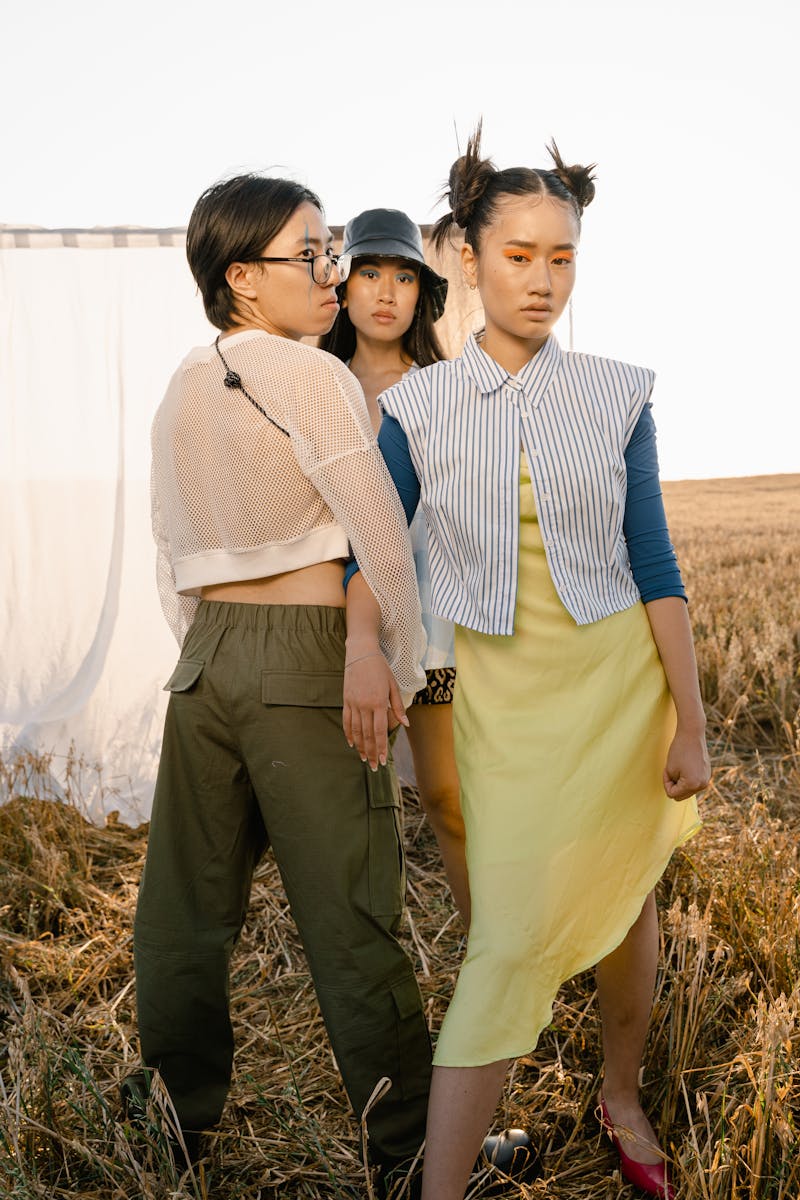 Relaxed Fit Indigo Trousers