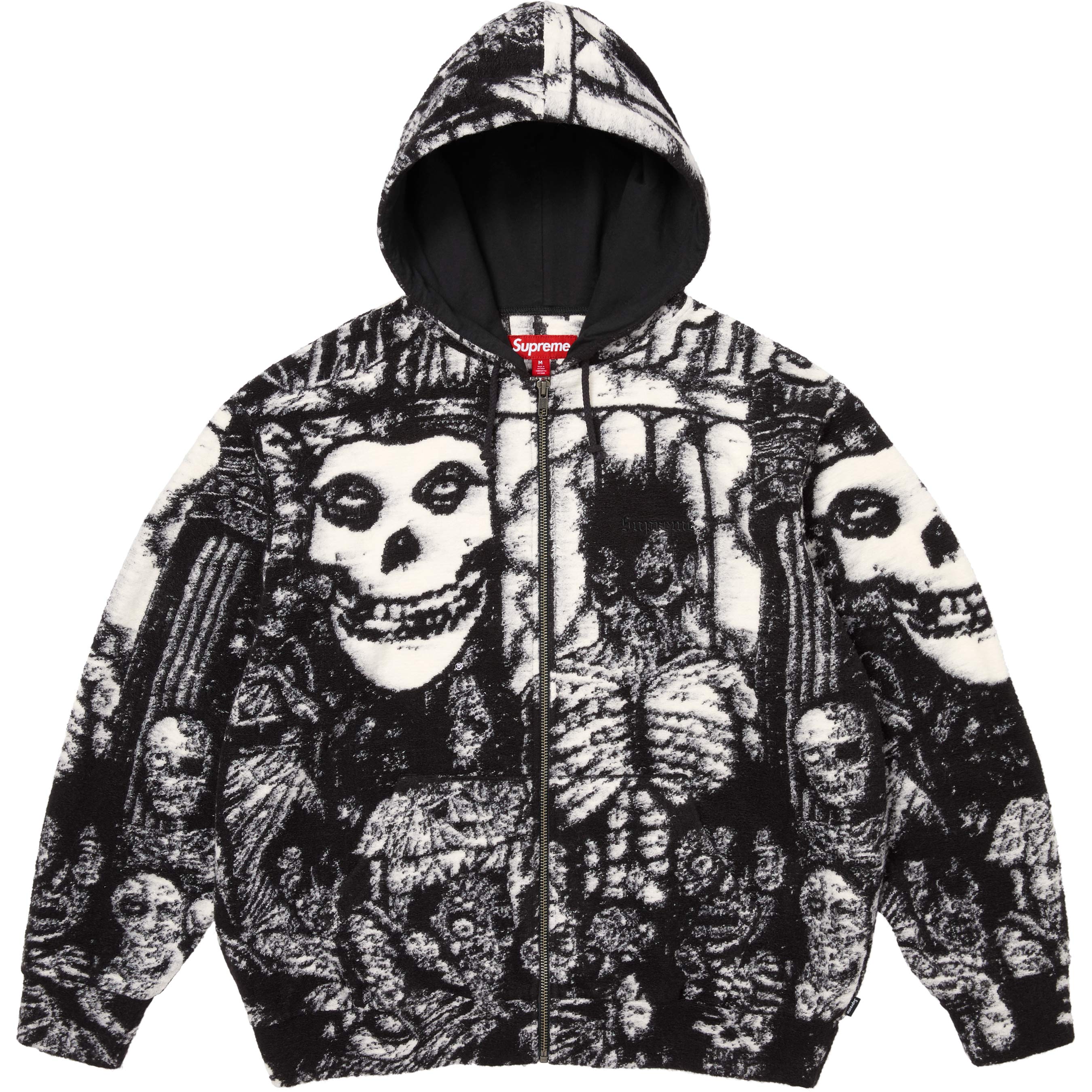 Supreme/The Misfits® Zip Up Hooded Sweater